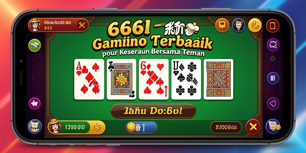 Screenshot gameplay 666I yang menunjukkan keseruan permainan Domino.