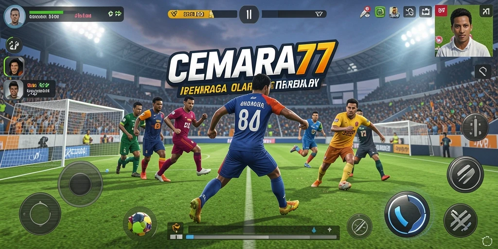 Tangkapan layar utama CEMARA77 menampilkan gameplay seru dalam olahraga.