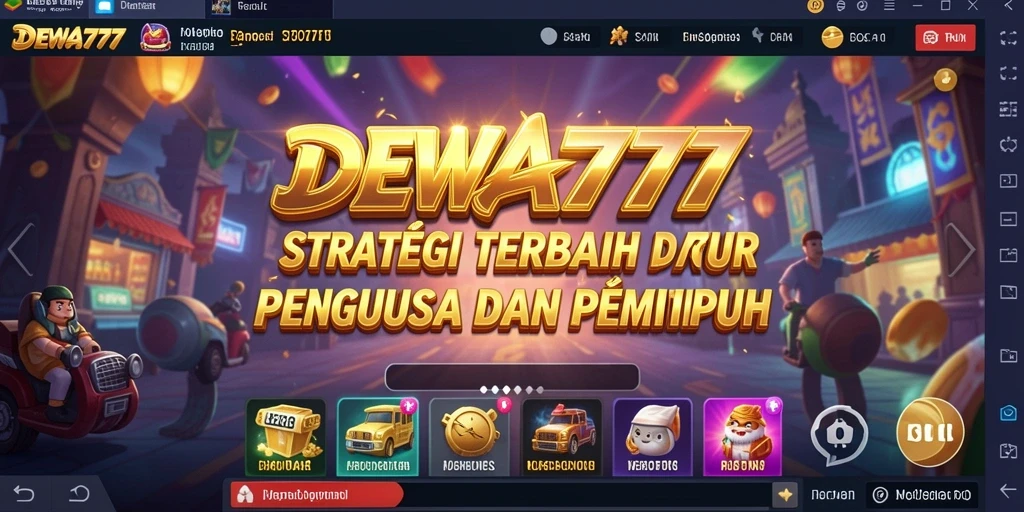 Screenshot gameplay DEWA777 menampilkan pertempuran epik antar strategi.