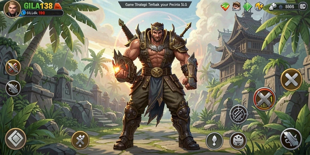Tampilan permainan <strong>GILA138</strong> yang menarik dan strategis.