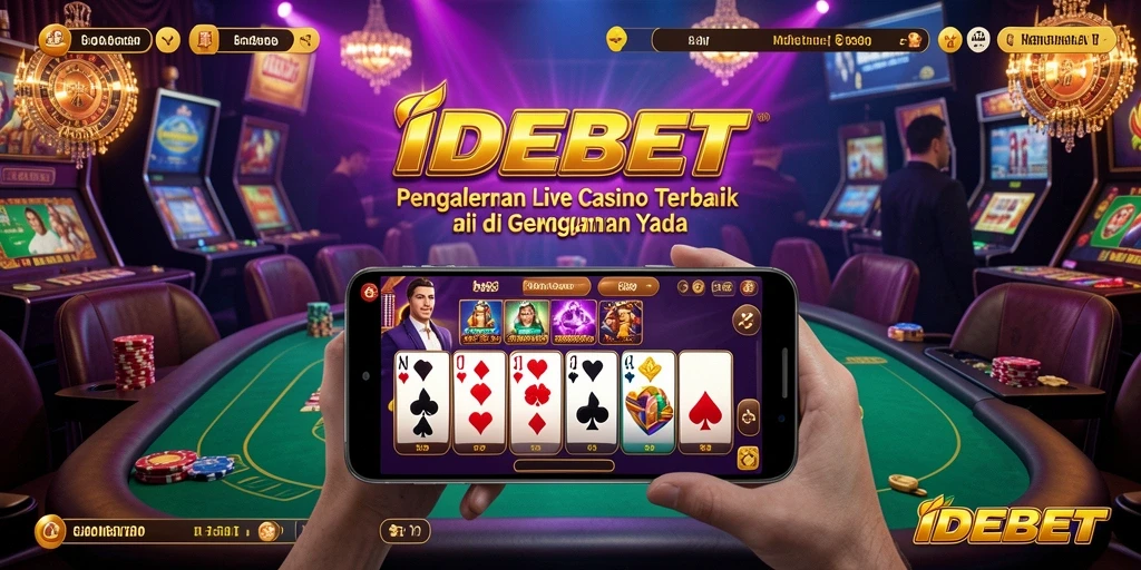 Tampilan gameplay Live Casino di IDEBET yang mengasyikkan.
