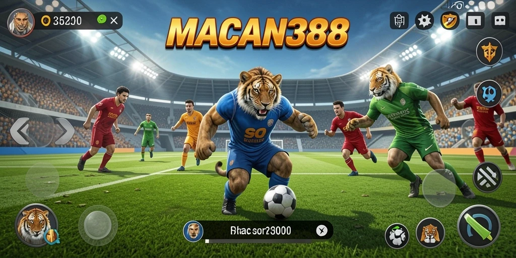 Tampilan menarik dari gameplay olahraga di MACAN388.