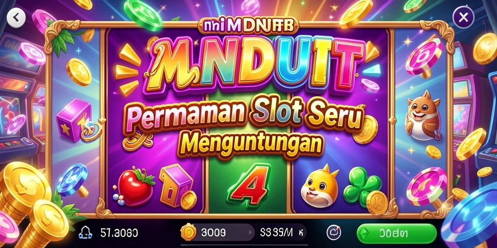 Screenshot gameplay MNDUIT dengan tampilan slot yang menarik.