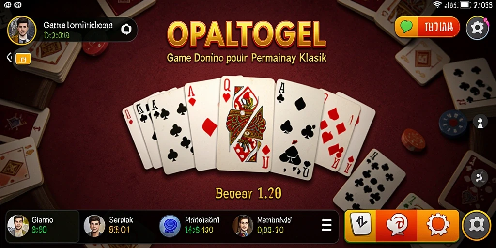 Gameplay seru dari OPALTOGEL yang penuh tantangan Domino.