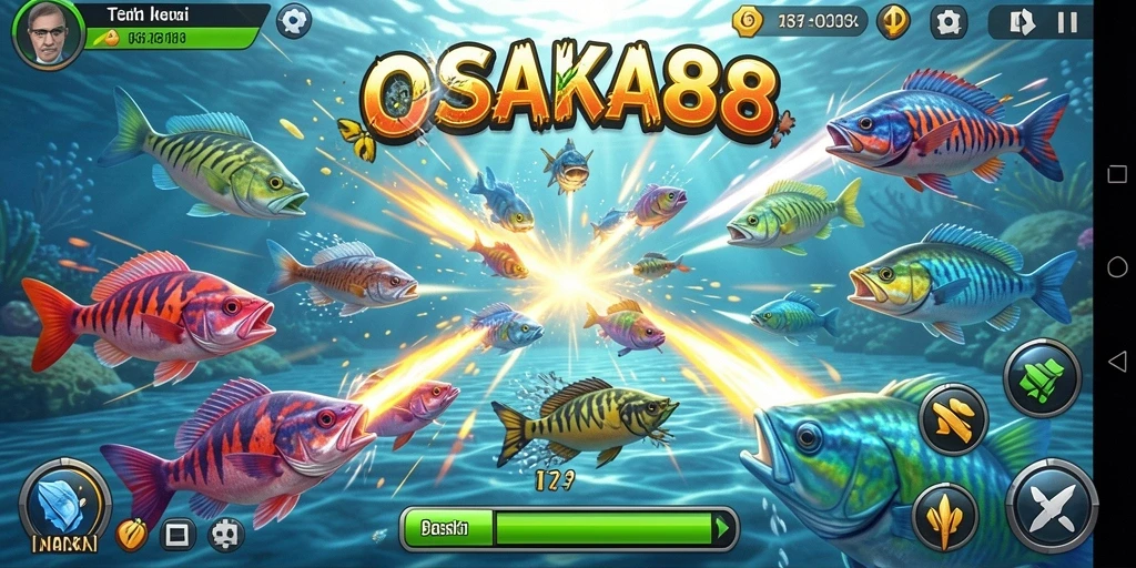 Gameplay seru Tembak Ikan di OSAKA88.