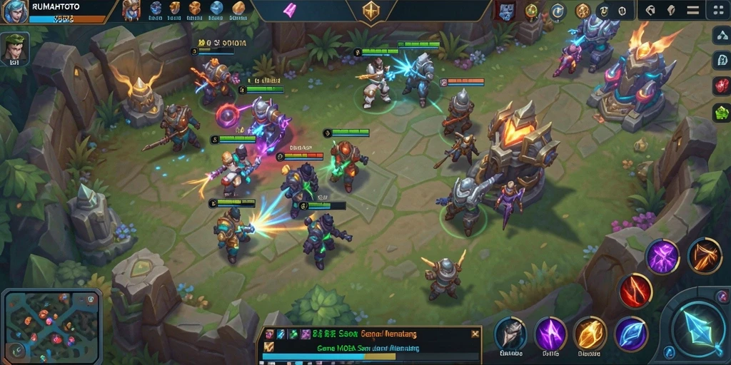 Gameplay seru dan strategi menarik di RUMAHTOTO.