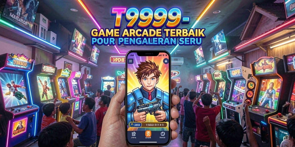 Screenshot gameplay T9999 menampilkan aksi seru dan tantangan gameplay arcade.